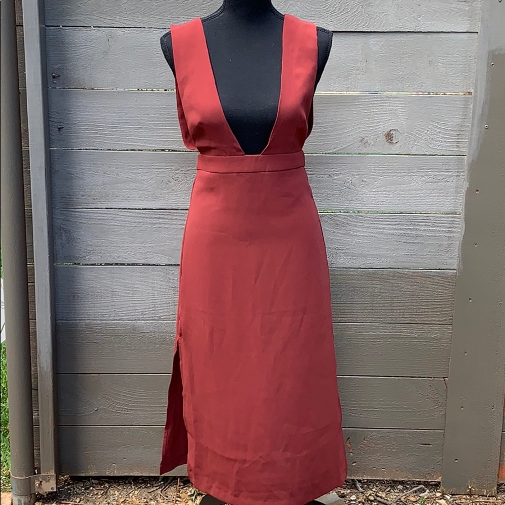 Forever 21 High Waist Open Cut Dress